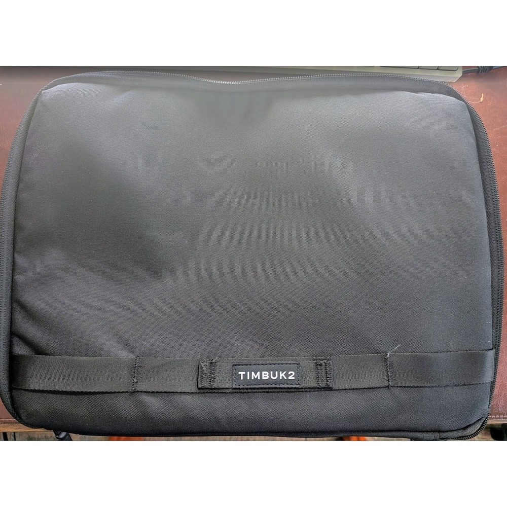 Timbuk2 Stealth Folio Organizer Black 15" Laptop Tablet Bag Sleeve Padded XL